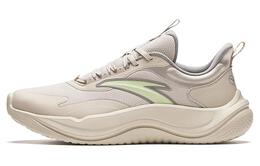 Легкие дышащие кроссовки Anta Rebound Low Top для бега, мужские, бежевые, серые, зеленые 912427701q-1 | chalk/lime green