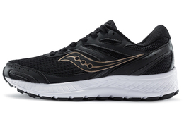 Кроссовки женские с низким верхом, черные/золотые Saucony s10559-52