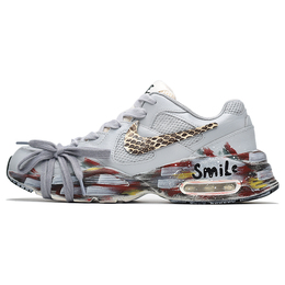 Кроссовки Air Max Fusion женские с низким верхом серо-красные Nike cj1671-100(team114﹣女款朦胧） | gray