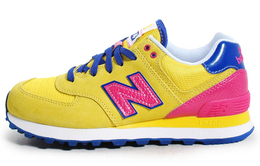 Кроссовки женские NB 574 с низким верхом, желтые New Balance wl574cyp