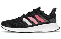 Кроссовки Runfalcon 1.0 мужские низкие розовые/черные Adidas f36199 (teamy-男款渐变彩虹粉黑) | pink/ black
