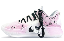 Баскетбольные кроссовки Hyperdunk X мужские с низким верхом розового/фиолетового цвета Nike ar0465-100(team40-温变大肆粉紫s-box) | white