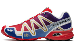 Salomon Кроссовки KAR L'Art De L'Automobile x Speedcross 3 с противоскользящим износостойким низким верхом, унисекс, красные, синие 476745 | red blue