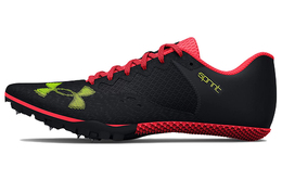 Кроссовки Kick Sprint 4 унисекс с низким верхом, черные/красные/зеленые Under Armour 3025461-001