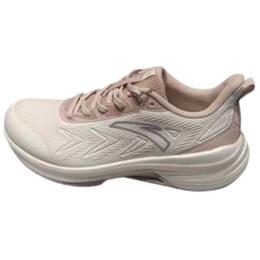 Кроссовки Anta Cushioning Breathable Rebound с низким верхом для спринта, женские, цвет белый, цвет серый, лотос 122415591-4 | ivory white/lotus gray