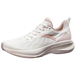 Кроссовки Anta Cushioning с низким верхом, износостойкие, женские, белые, серые 122425534-3 | ivory white/lotus gray