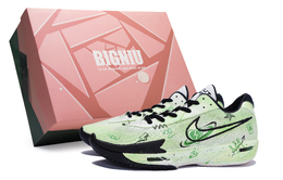 Nike Баскетбольные кроссовки Air Zoom GT Cut Academy унисекс с низким верхом, черные/белые fb2598-100(team80-心动环绕绿s-box) | green white black
