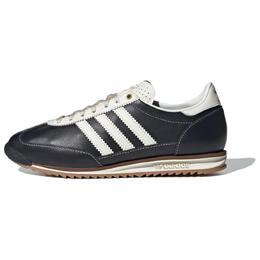 Кроссовки Adidas SL 72 Core Black Leather Women's, белый ji3968 | black&white