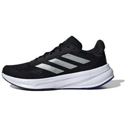 Кроссовки Adidas Response Super Running Shoes Women's Low-top Black/Metallic Silver/Bright Blue, черный/синий ji4299 | black/metallic silver/bright blue