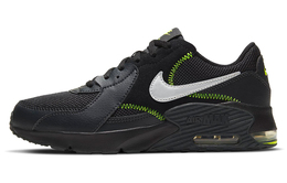 Кроссовки Air Max Excee женские с низким верхом, черные/зеленые Nike cd6894-010