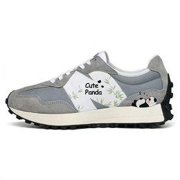 New Balance Кроссовки NB 327 с противоскользящим и износостойким дышащим верхом, унисекс, серо-белые ms327lab(team56-可爱大熊猫) | gray white