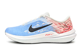 Nike Кроссовки Air Winflo 10 с амортизацией и противоскользящей подошвой, женские, цвет: синий, розовый dv4023-102(team16-樱花纷飞蓝粉） | blue pink