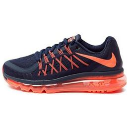 Кроссовки Air Max 2015 женские с низким верхом, черные/синие/оранжевые Nike 698903-408 | black