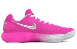 Баскетбольные кроссовки Hyperdunk 2017 мужские с низким верхом розового/серебристого цвета Nike 897637-100（team194-乳腺癌） | pink silver