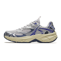 Кроссовки Anta Low Top мужские, серебристо-серо-синие 912445502-1 | light silver gray/silver/navy blue