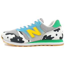 Кроссовки NB 373 унисекс с низким верхом белые черные синие New Balance ml373dc2（team370-幻境兽 草原牧歌） | white