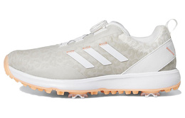 Кроссовки для гольфа S2G BOA Spiked Cloud White Coral Fusion женские Adidas gv9434