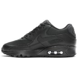Кроссовки Nike Air Max 90 Mesh Triple Black GS, черный 833418-001 | black/black