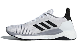 Кроссовки для бега серии Solar Glide женские с низким верхом серо-белые Adidas bb6630