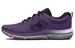 Кроссовки Charged Assert 10 женские с низким верхом, фиолетовые/черные Under Armour 3026179-500