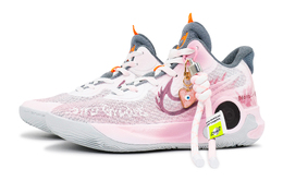 Баскетбольные кроссовки KD Trey 5 IX унисекс средней высоты белые/розовые Nike cw3402-011（team313-樱粉悠漾） | white/pink