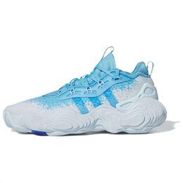Кроссовки Trae Young 3 Semi Blue Burst Royal Blue Sky Tint Adidas, синий/белый ie2707 | blue white
