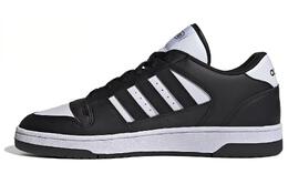 Баскетбольные кроссовки TURNAROUND унисекс с низким верхом черного/белого цвета Adidas ie1011 | black/white