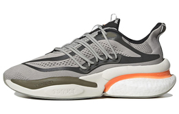 Кроссовки мужские ALPHABOOST V1 с низким верхом, серые/зеленые/оранжевые Adidas hp2763