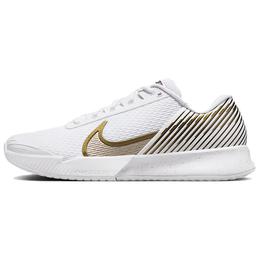 Nike Кроссовки для тенниса Court Vapor Pro 2 HC WMB белые с пурпурно-золотистым узором hf3632-100 | white/luxurious purple/metal valley