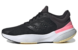Кроссовки для бега Response женские с низким верхом, черные/белые/розовые Adidas gw6690