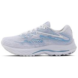 Mizuno Кроссовки Wave Rider 27 женские с низким верхом, белые/синие j1gd230376 | white/white/blue