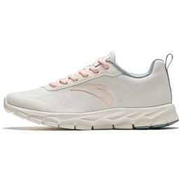 Кроссовки Anta Cushioning Slip Low Top Casual, женские, белые, розовые, голубые 922425529-1 | ivory white/cherry blossom pink/crab shell green