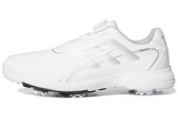 Кроссовки для гольфа Traxion мужские с низким верхом белого цвета Adidas gz3853