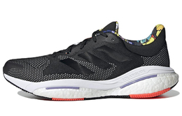 Кроссовки Adidas Solarglide 5 Black Solar Red Purple gx5471