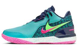 Кроссовки Nike Zoom LeBron NXXT Gen AMPD EP South Beach Solid Outsole, розовый fj1567-300 | aqua blue/pink