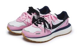 Кроссовки женские Phoenix Waffle Running Shoes Low-top Black/white/pink Nike fz3600-072(team80-女款心动讯号s-box) | pink white black