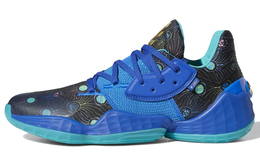 Баскетбольные кроссовки Harden Vol. 4 мужские низкие синие Adidas ef9923
