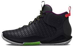 Баскетбольные кроссовки Havoc 4 унисекс среднего размера черного цвета Under Armour 3026000-004