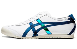 Кроссовки MEXICO 66 унисекс с низким верхом, белые/королевские синие Onitsuka Tiger 1183b921-100