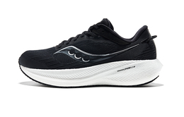 Saucony Кроссовки Triumph 21 с низким верхом, устойчивые к истиранию, дышащие, мужские, черно-белые, свободный крой s20882-10 | black white
