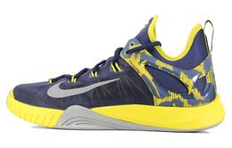 Баскетбольные кроссовки Hyperrev All Star 2015 мужские с низким верхом синего цвета Nike 705371-407 | yellow