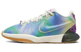 Кроссовки LeBron 21 SE GS 'Movie Night' Nike, синий/зеленый/фиолетовый fn4305-900 | blue green purple