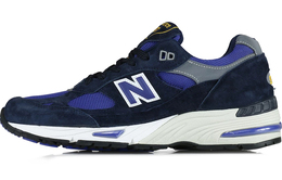 Кроссовки мужские NB 991 с низким верхом, черные/синие New Balance m991sle
