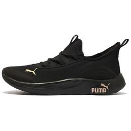 Puma Кроссовки Legacy Anti Slip с низким верхом, износостойкие, женские, черно-золотые 377874-01 | black gold