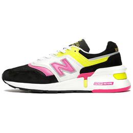 Кроссовки NB 997S унисекс с низким верхом розовые/желтые New Balance m997skp