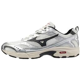 Кроссовки унисекс с низким верхом белые/черные Mizuno d1ga2451-01 | silver/black