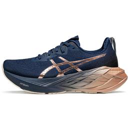 Кроссовки женские Novablast 4 с низким верхом, синие/золотые Asics 1012b739-400 | blue/gold