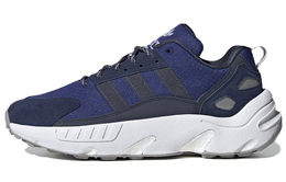 Кроссовки для бега ZX 22 Boost унисекс с низким верхом синего цвета Adidas gv8035