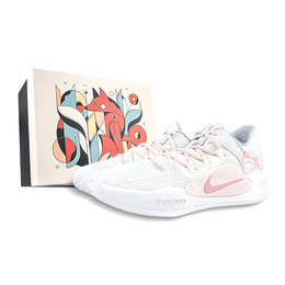 Баскетбольные кроссовки Hyperdunk X мужские с низким верхом розового цвета Nike ar0465-100(team40-男款运动小猫sbox) | white