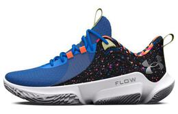 Баскетбольные кроссовки Flow FUTR X 2 унисекс с низким верхом, синие/черные Under Armour 3026757-001